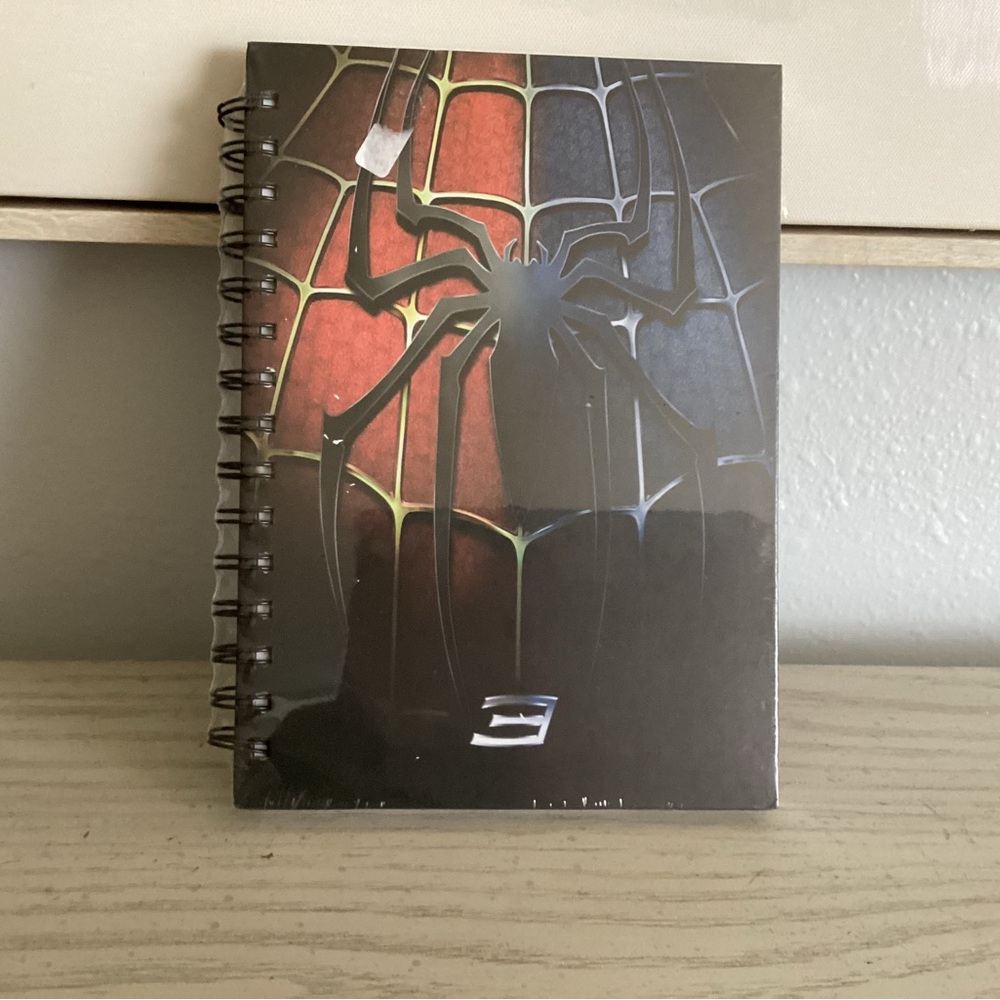 Spider-Man Themed Notebook with Web Design